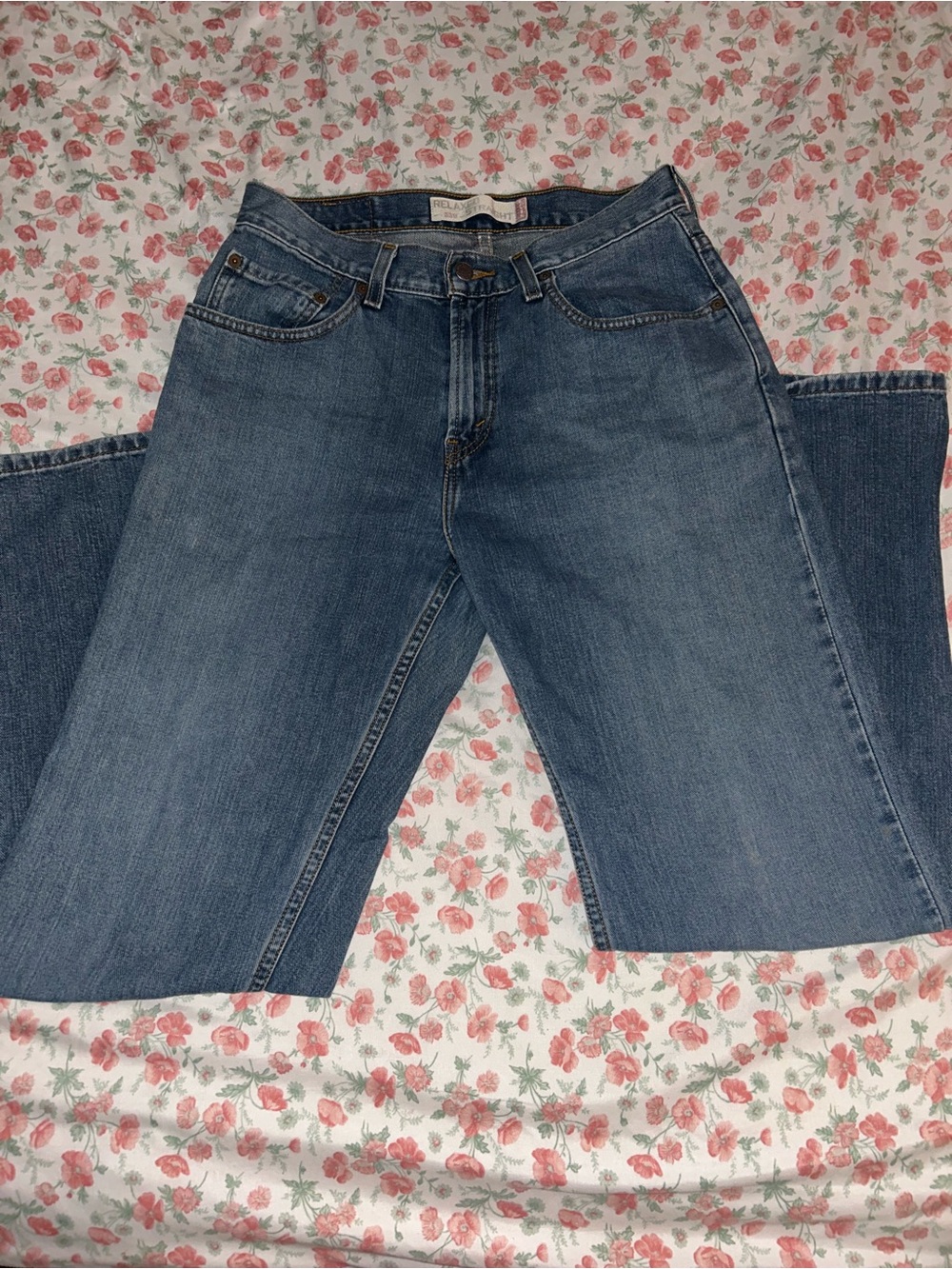 Levi's Medium Blue Straight-Leg Women's Jeans
